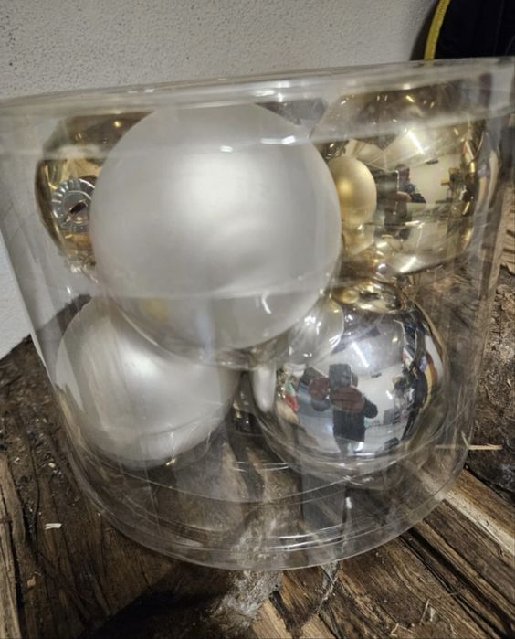 5 Caixas Novas Bolas de Natal