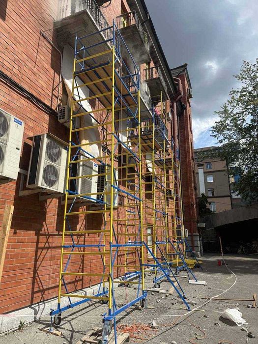 Риштування, ліси будівельні, риштовка, строительные рамные леса, вышки