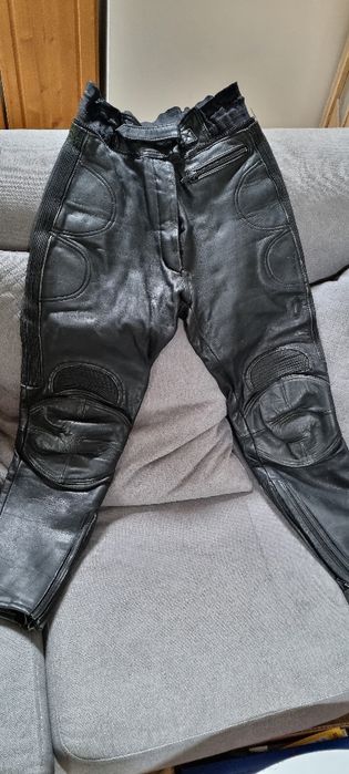 Spodnie skóra  motor