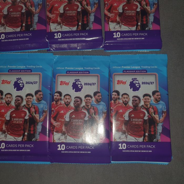 Topps Flagship Premier League 2026/27 - Saszetka Booster 10 kart