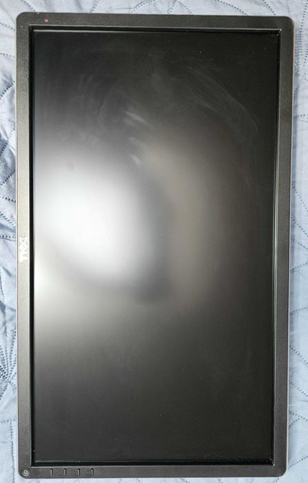 Monitory Dell + stacja dokująca Dell + podwójny statyw na monitor