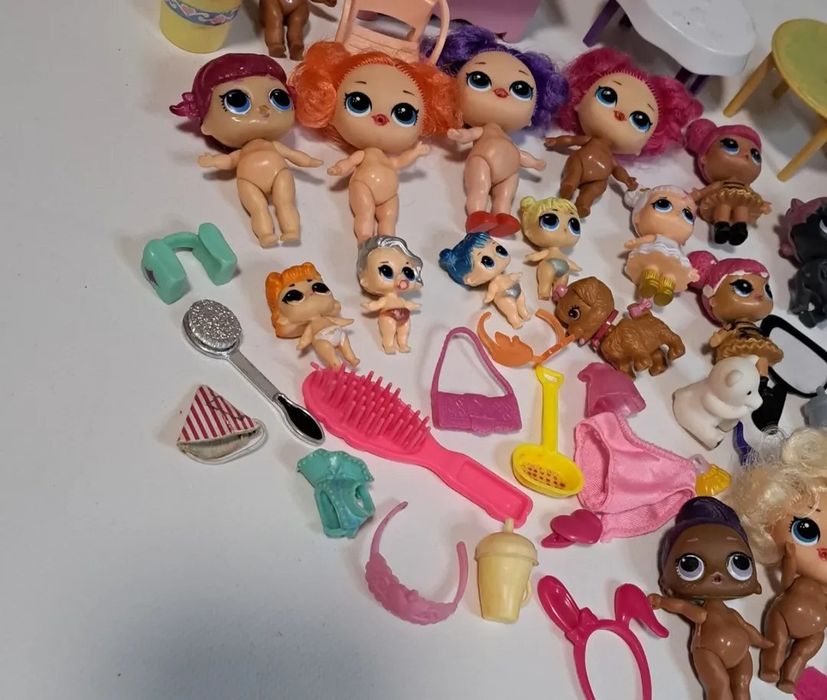 Лот іграшок для дівчинки, ляльки лол та аксесуари