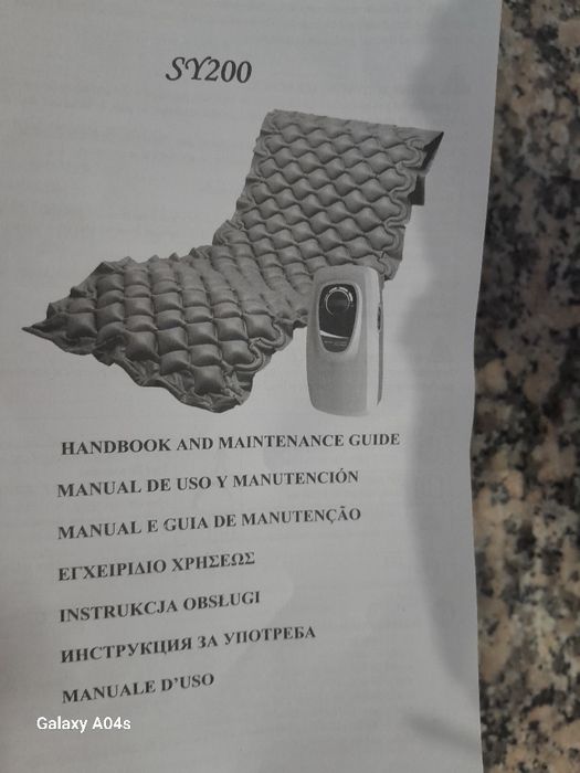 Colchão anti escaras Novo com compressor