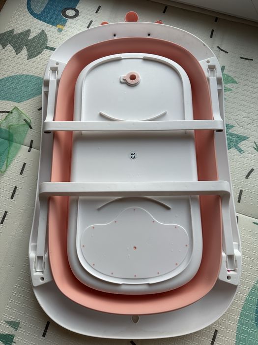 Skladana wanienka niemowlęca z wkladką