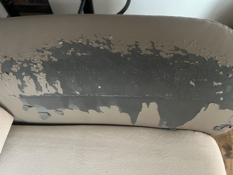 Sofa/kanapa rozkladana z funkcja spania - uzywana bezowa 190cm