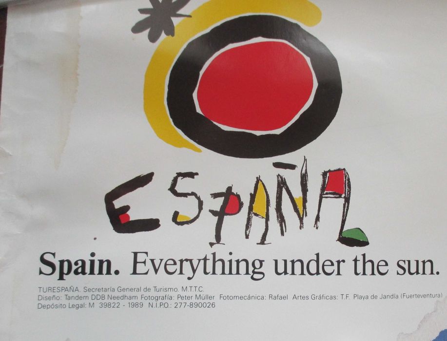 Posters/Cartazes Turísticos de Espanha, anos 80