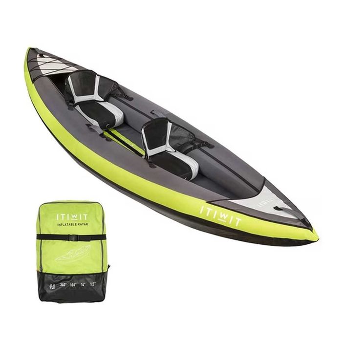 Canoa/Kayak Decathlon Itiwit 2 pessoas - bom preço e bem estimada