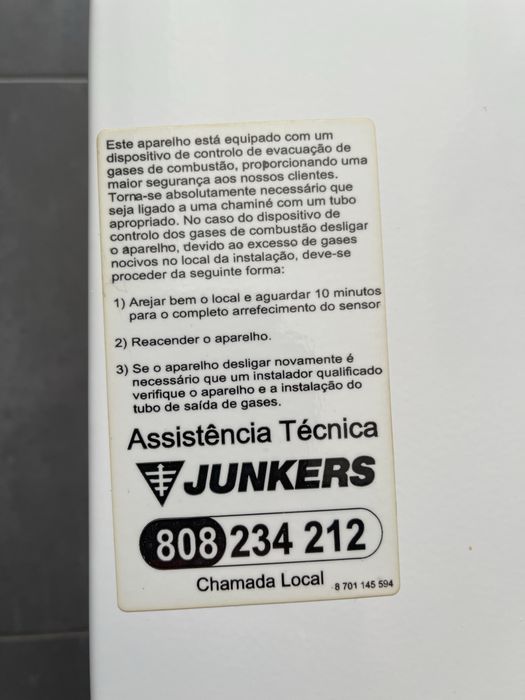 Esquentador inteligente Junkers