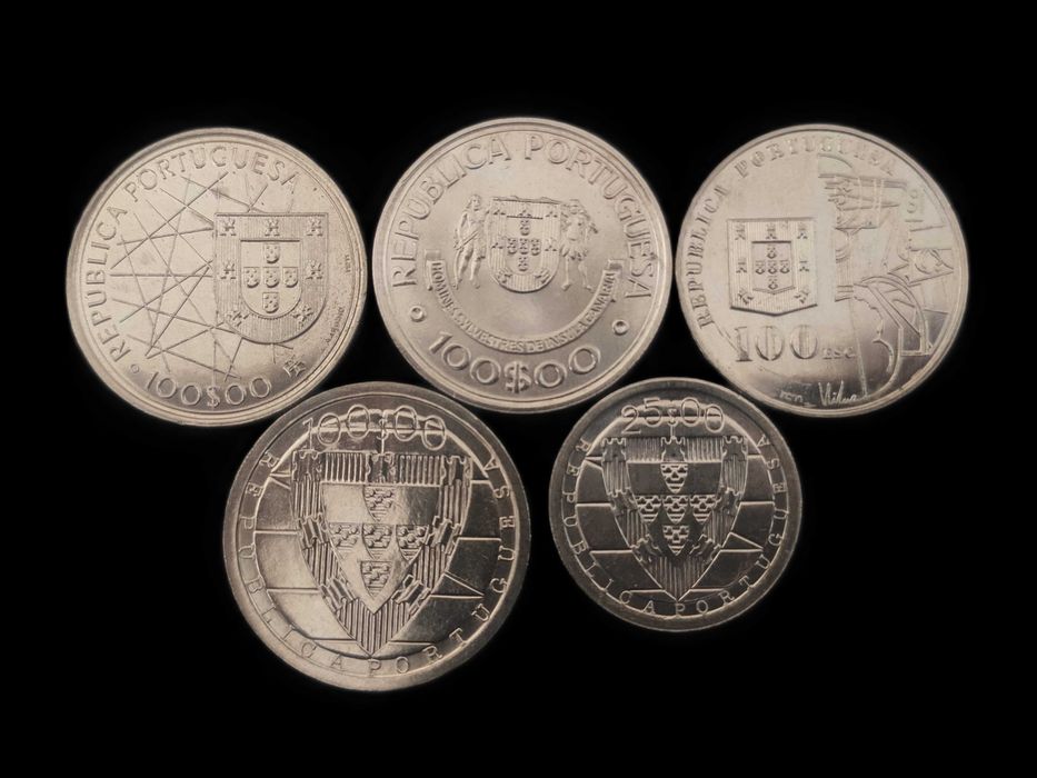 5 moedas de 100$+25$ Comemorativas - (Conjunto 4€) #4