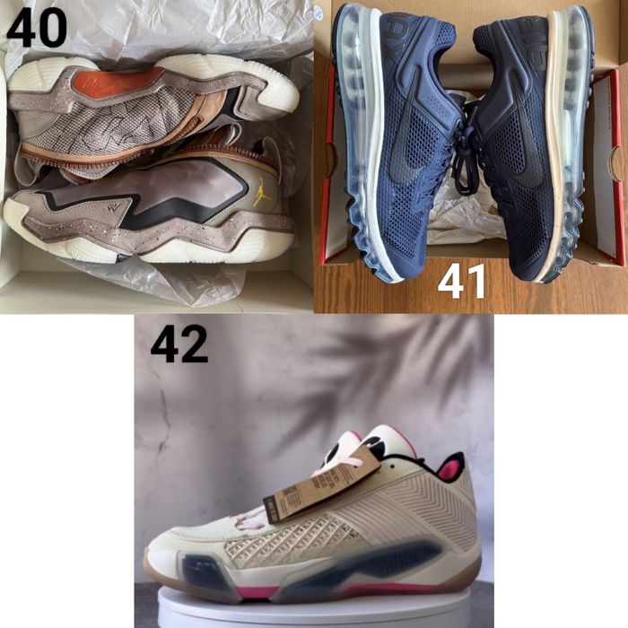 Оригінальні Сток Hoka Nike Бігові Баскетбольні Кросівки Розмір 43-43.4