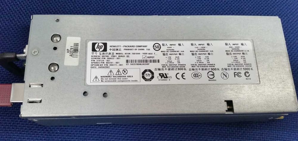 Fonte de Alimentação HP ML350/DL380