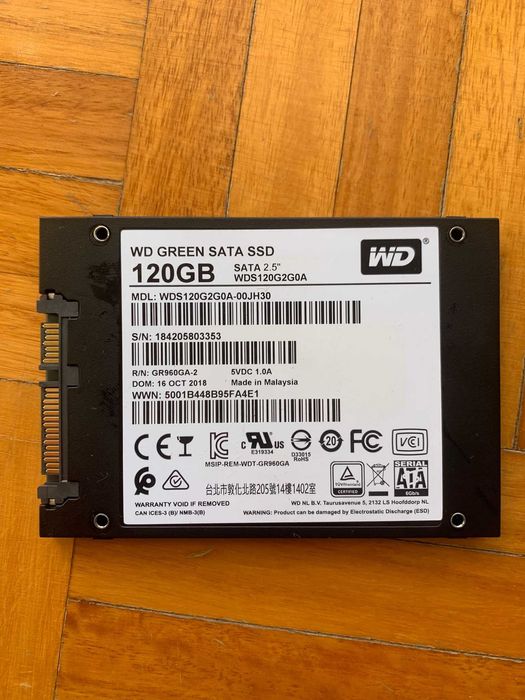 Western Digital Green SATA SSD 120GB