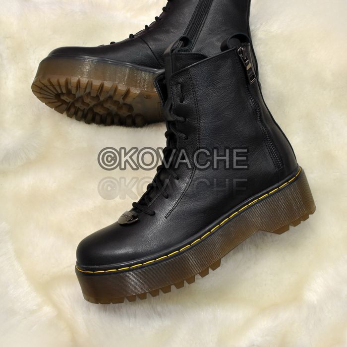 Жіночі високі черевики зимові демі натуральні Dr. Martens р. 39 40 41