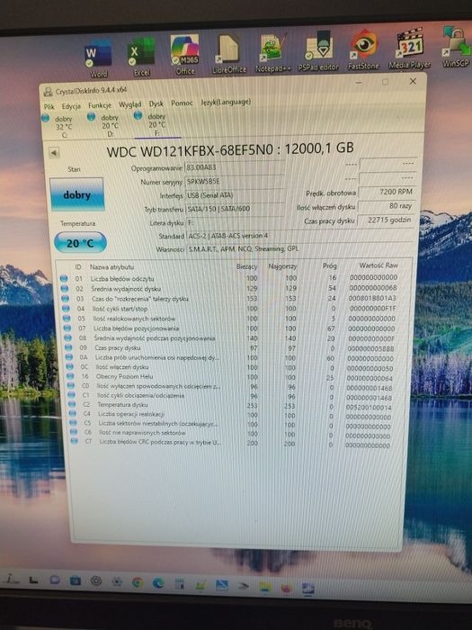 Dysk twardy WD Red Pro NAS - 12 TB