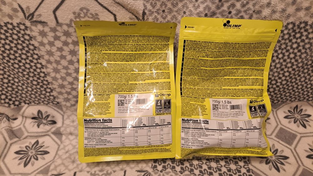 Nowe Opakowanie Whey Protein Complex Olimp o smaku Dubai Chocolate