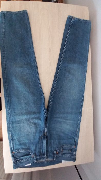 Granatowe Jeansy H&M