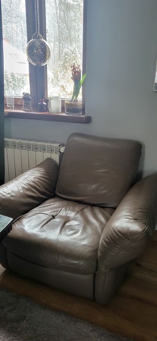 Komplet skórzany ch mebli