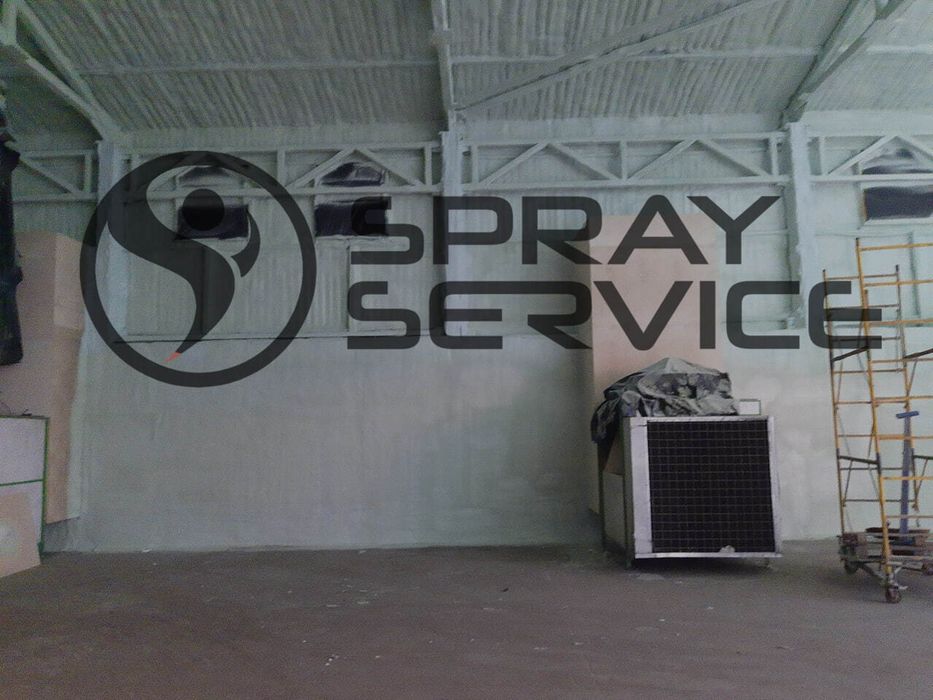 Утеплення / утепление пінополіуретаном ППУ. Теплоізоляція БЕЗ СТИКІВ