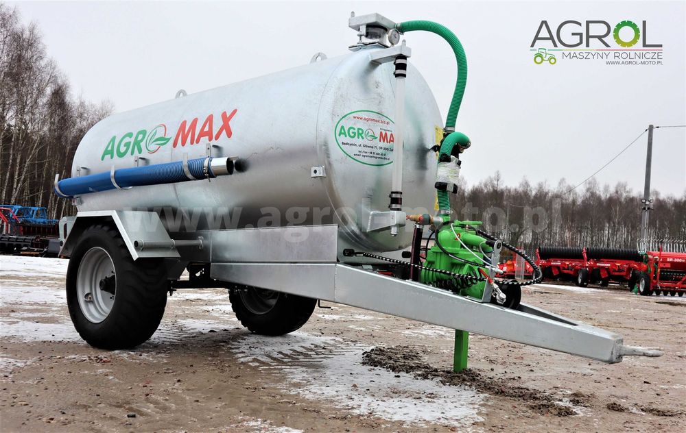 Wóz asenizacyjny beczkowóz 5000L szambiarka AGROMAX