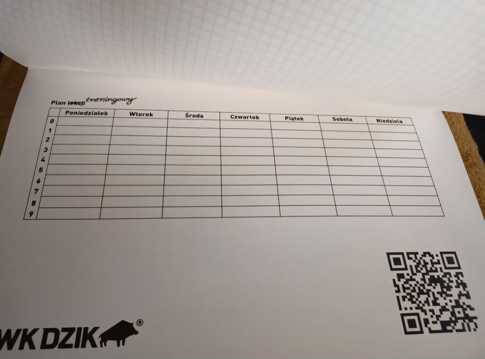 Zeszyty wk dzik 60 kartek A4