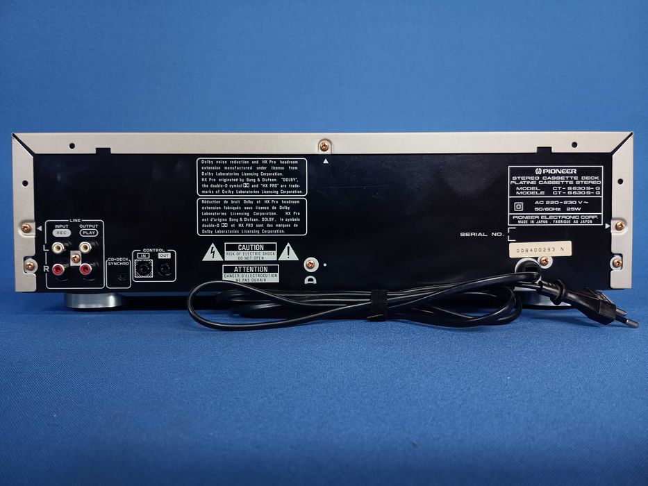 deck cassetes PIONEER CT-S630S (3 heads)