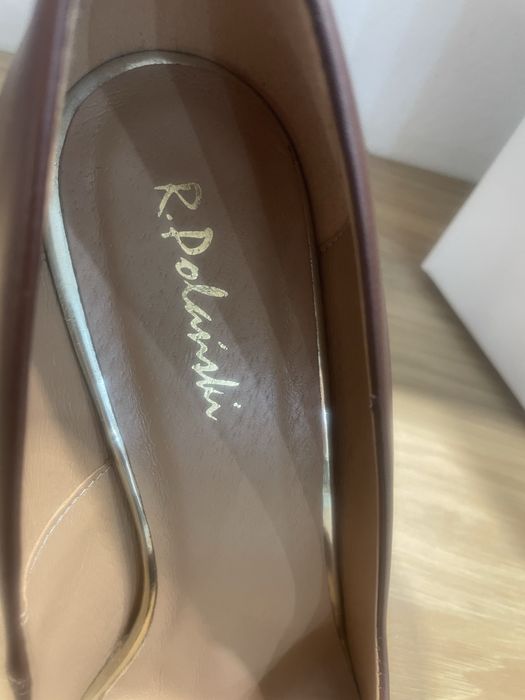 Szpilki  brazowe rozmiar 41