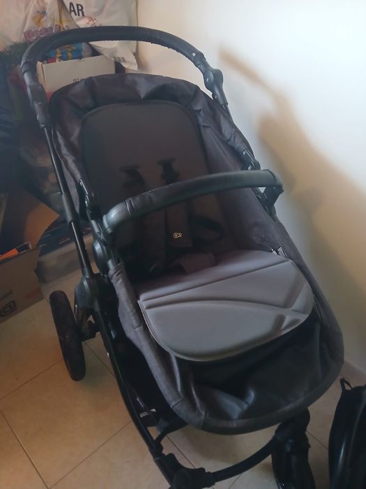 Carrinho de bebe kinderkraft 3 em 1
