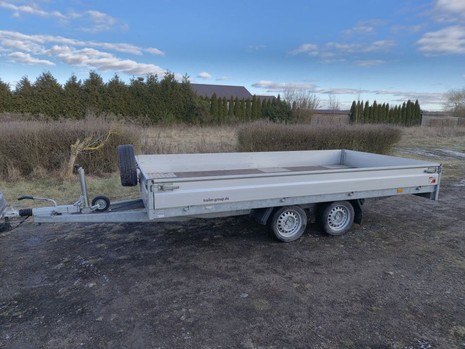 Przyczepa   burtowa platforma  Hapert C36A 17r  DMC2700kg