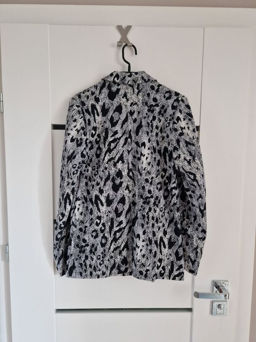 Marynarka żakiet H&M 38 M cętki panterka
