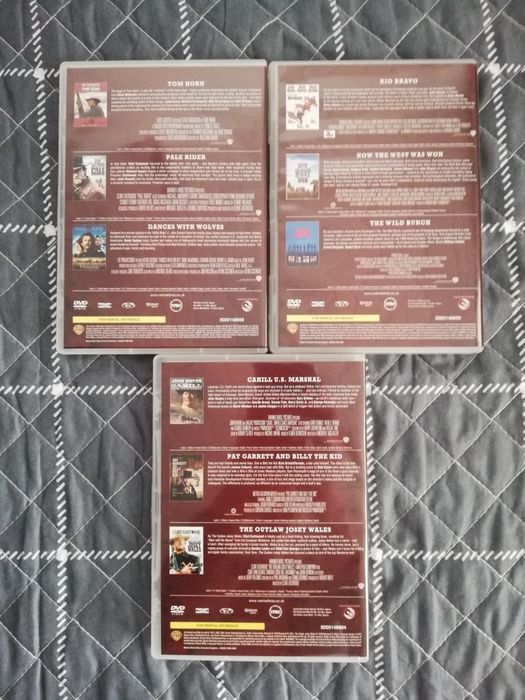 Colecção de grandes filmes Western em dvd (portes grátis)