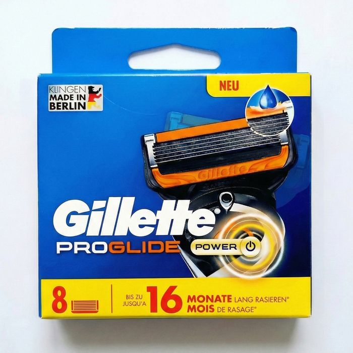 8 шт Gillette ProGlide Power вир. Німеччина (серія Fusion5)