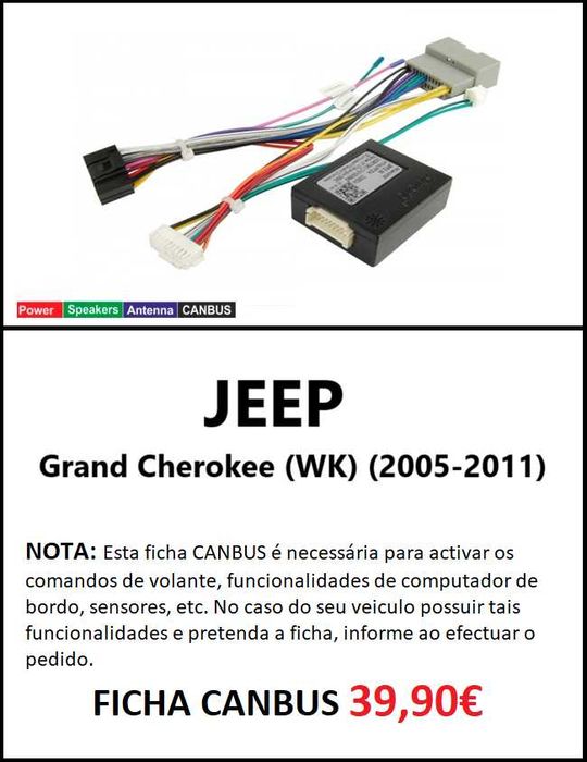 (NOVO) Rádio 2DIN • Jeep GRAND CHEROKEE • (ZJ) (WJ) (WK) • Android GPS