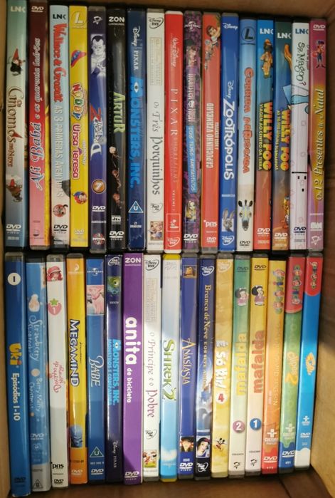 DVs Disney, Barbie, Anita originais