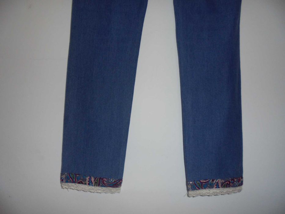 calça de senhora em ganga