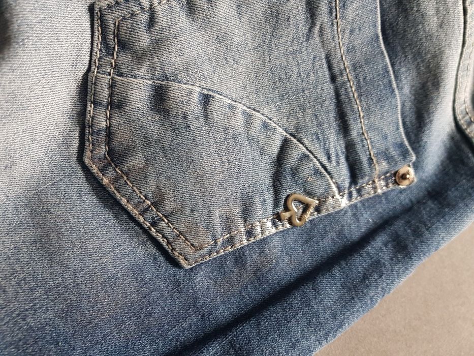 Spodnie Maryley włoskie z naszywkami