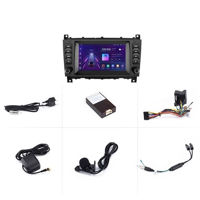 Mercedes C W203 W209 W219 – Radio Android 7" CarPlay