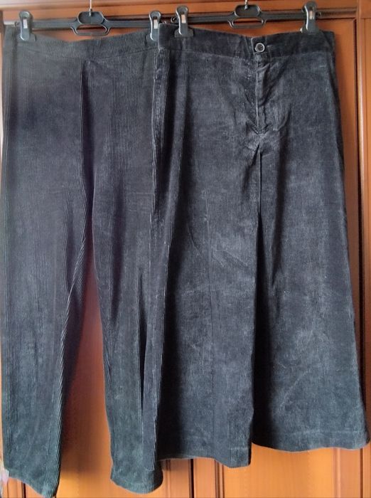 Брюки(две пары) р.54-56 вельвет ZARA и PESCARA р.М/48-50