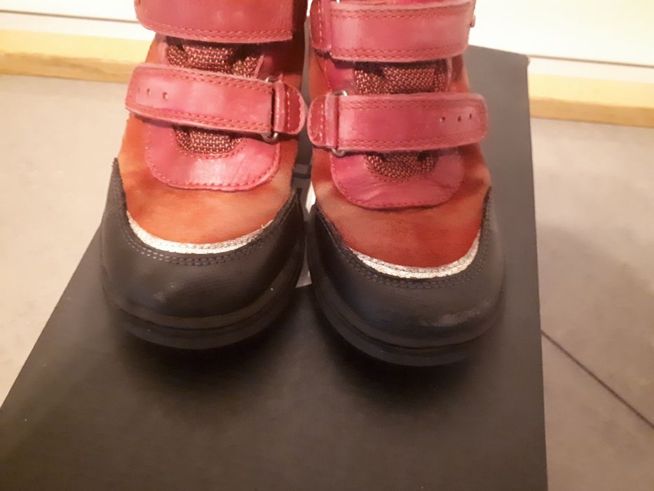 Kozaki dziewczęce skóra r. 27