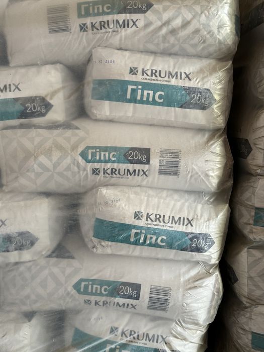 Цемент Здолбуньвський. Пц АШ 500рн. . Гіпс KRUMIX, Цемент Франківський