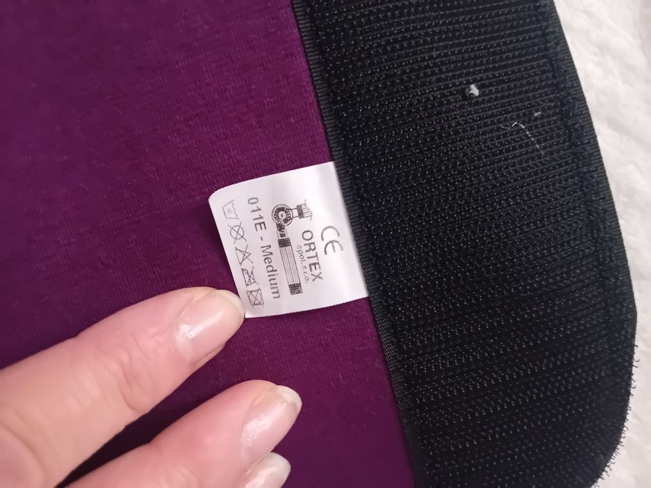 #Ortex pas fioletowy ortopedyczny M