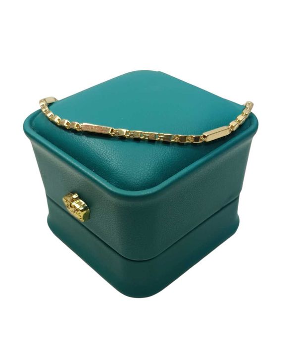 Elegancka złota bransoletka kostka 3,81gr 585au