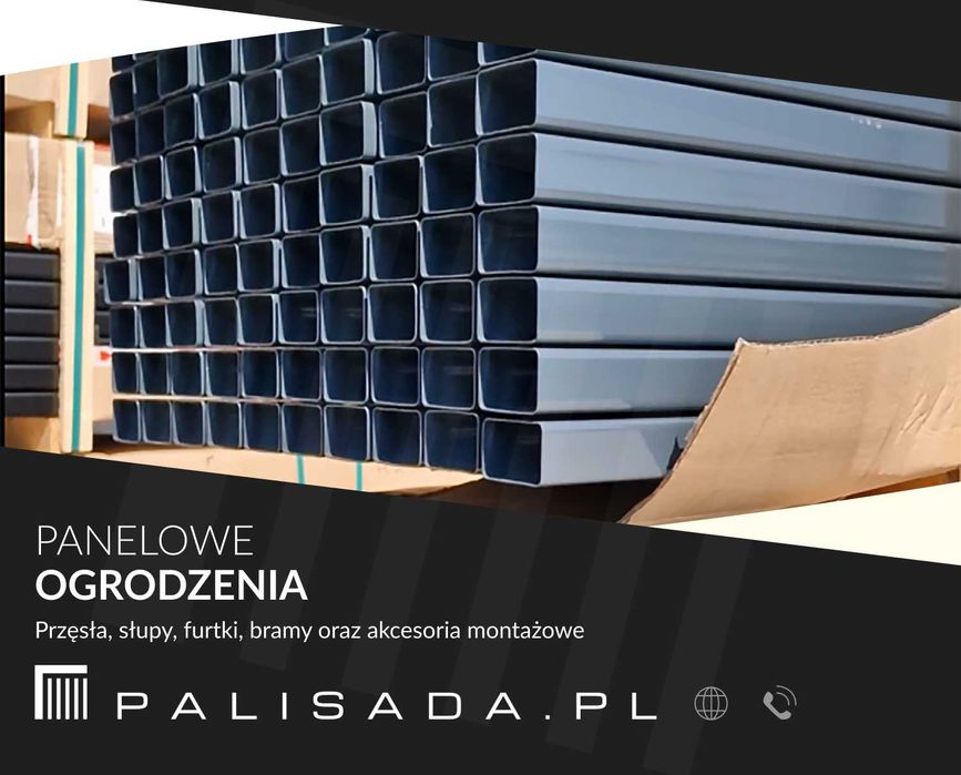 Słupek 60x40 ANTRACYT ZIELONE CZARNE TANIO dostawa pod dom lub odbiór