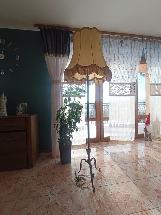 Lampa stojąca mosiężna
