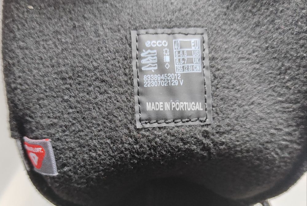 Шкіряні 26см теплі черевики Ecco Exostrike оригінал