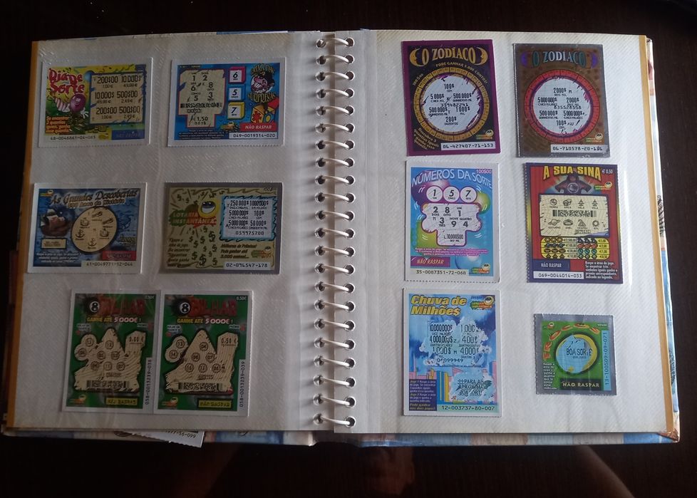 Coleção de Raspadinhas