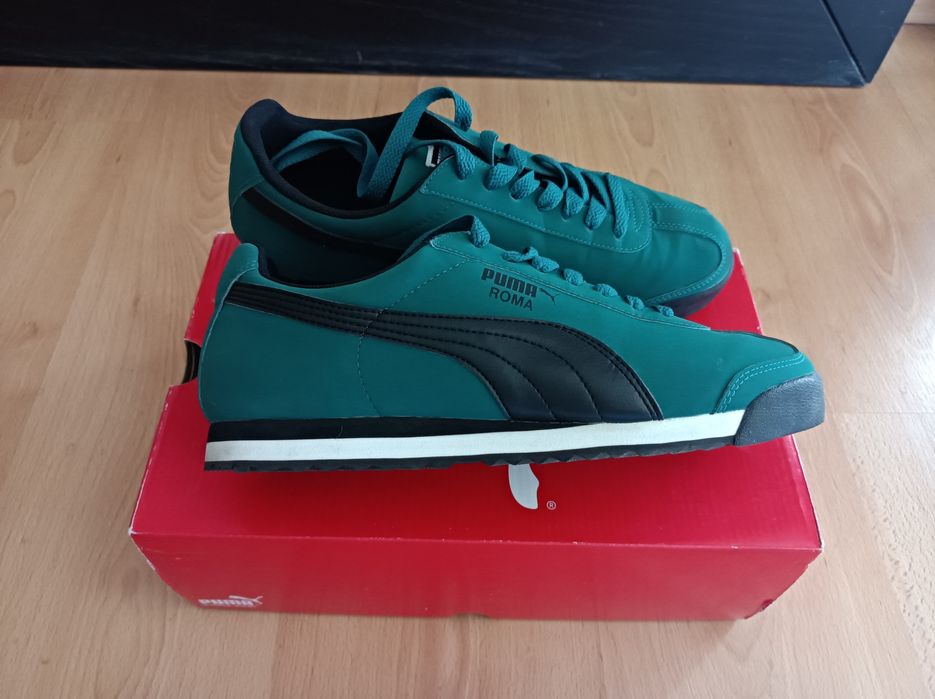 Puma Roma 42 verde escuro/preto