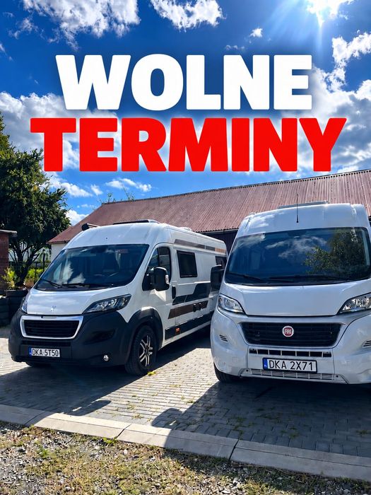 Peugeot Boxer Jumper Ducato Kampery Campervan do Wynajecia
