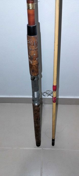 Canas e carretos molinetes de pesca Vega e Sofi