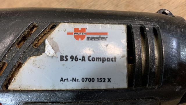 Шуруповерт Wurth BS 96A Compact + зарядное AL 60-SL