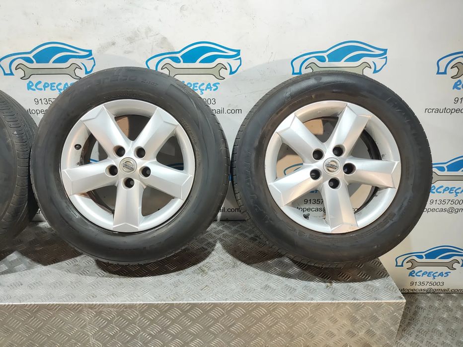 Conjunto Jantes 16 Originais Nissan Qashqai 1 J10 6,5J ET40 5x114,3